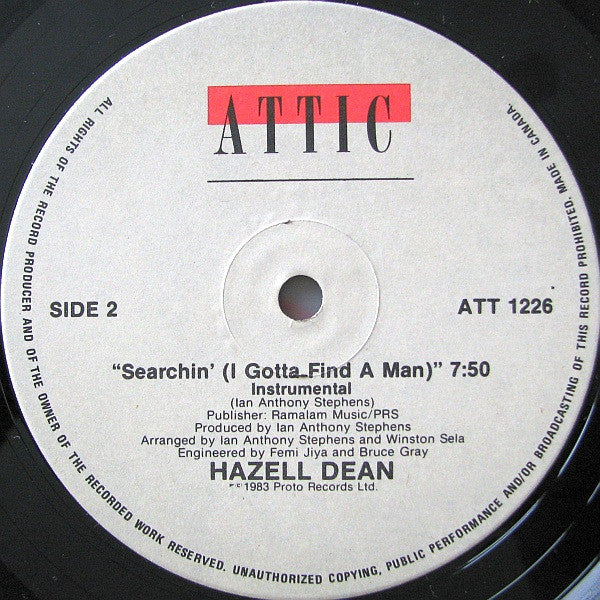 Searchin' (I Gotta Find A Man) Hazell Dean