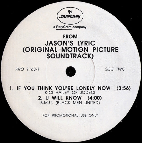 Jason's Lyric (Original Motion Picture Soundtrack) Various