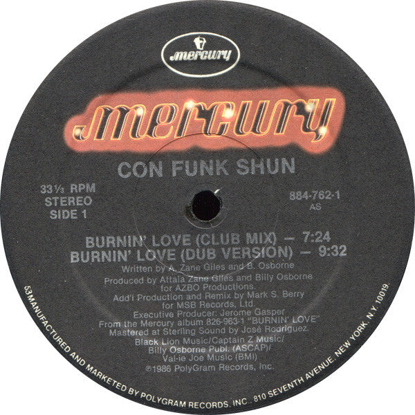 Burnin' Love Con Funk Shun