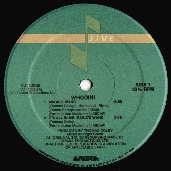 Magic's Wand Whodini