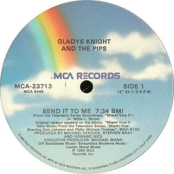 Send It To Me / When You Love Someone (It's Christmas Everyday) Gladys Knight And The Pips