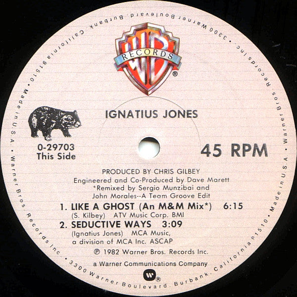 Like A Ghost Ignatius Jones