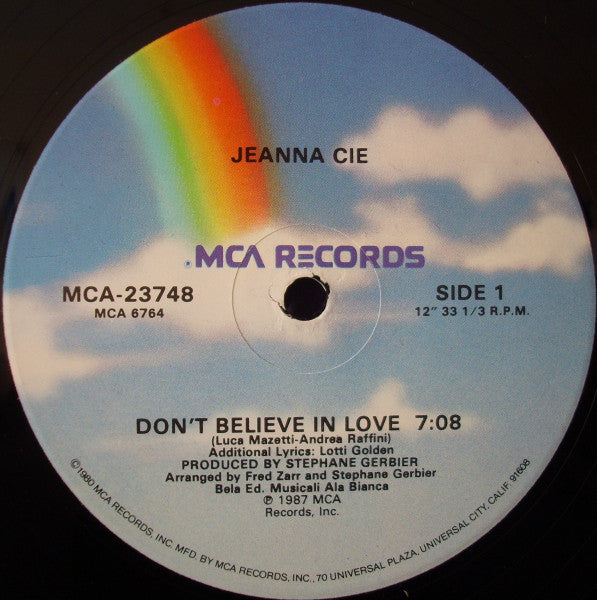 Don't Believe In Love Jeanna Cie