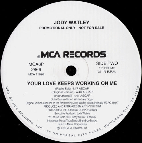 Your Love Keeps Working On Me Jody Watley