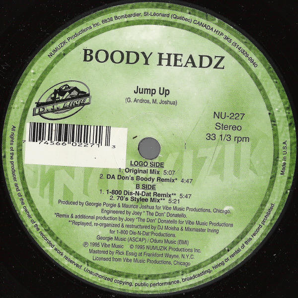 Jump Up Boody Headz