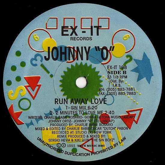 Run Away Love Johnny O