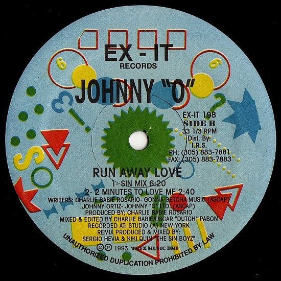 Run Away Love Johnny O