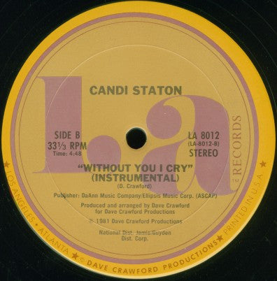 Without You I Cry Candi Staton