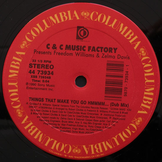 Things That Make You Go Hmmmm... (The Remixes) C + C Music Factory,Freedom Williams,Zelma Davis