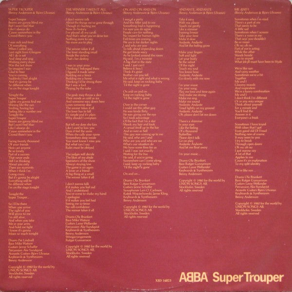 Super Trouper ABBA