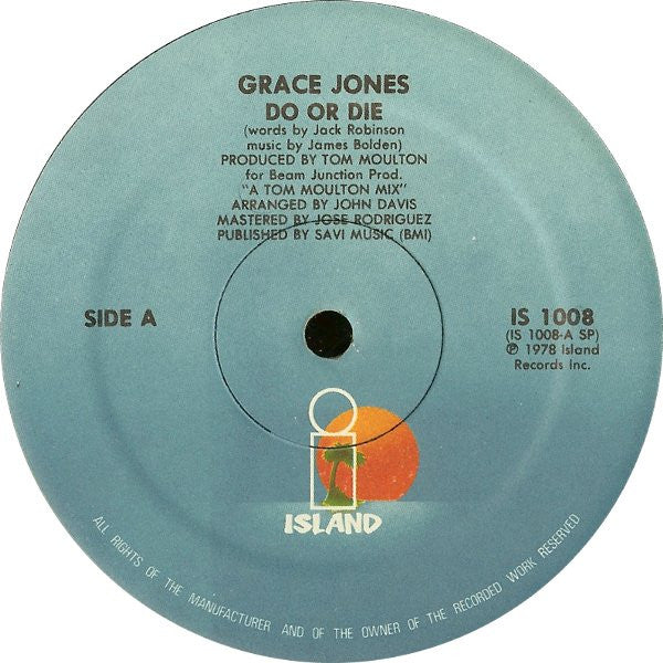 Do Or Die Grace Jones