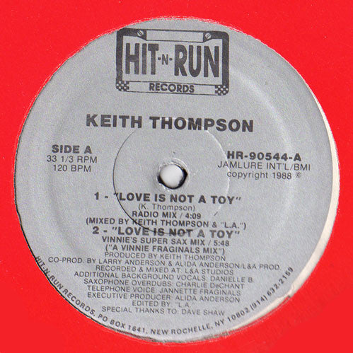 Love Is Not A Toy Keith Thompson
