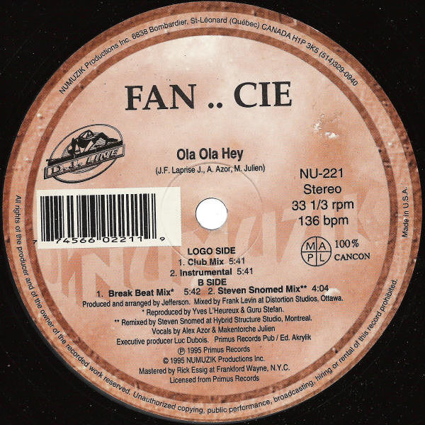 Ola Ola Hey Fan...Cie