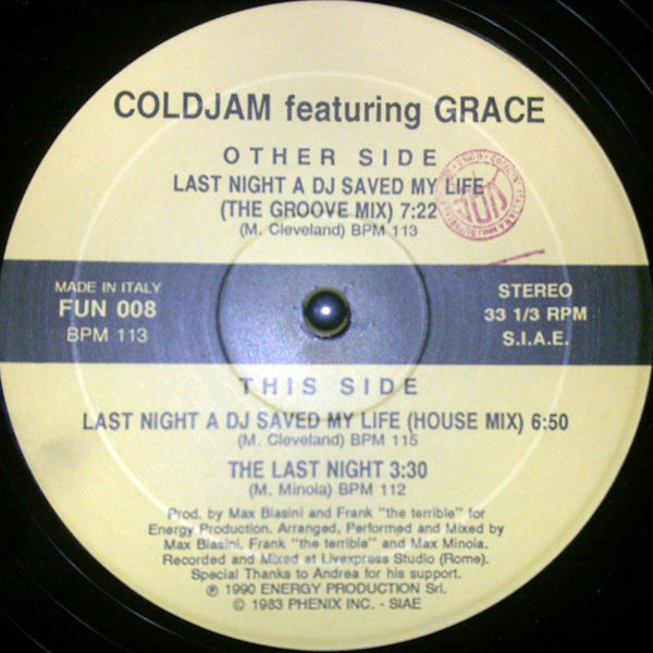 Last Night A DJ Saved My Life ColdJam,Grace (4)