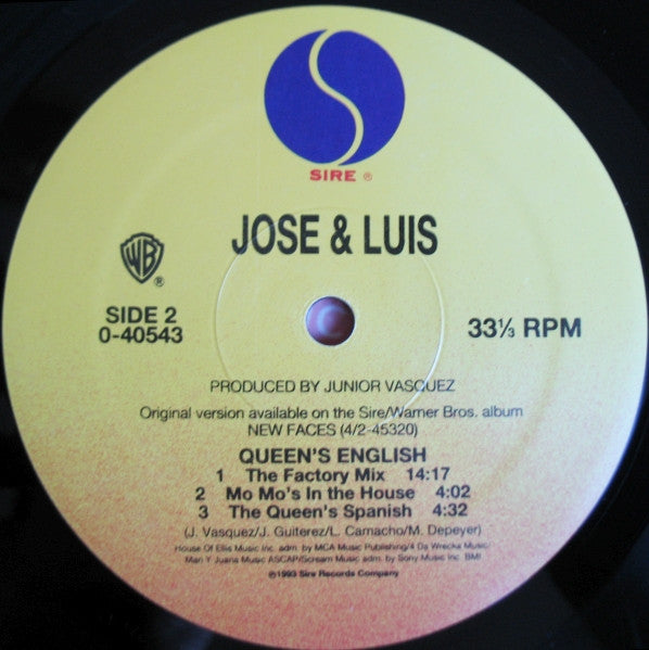 Queen's English Jose & Luis