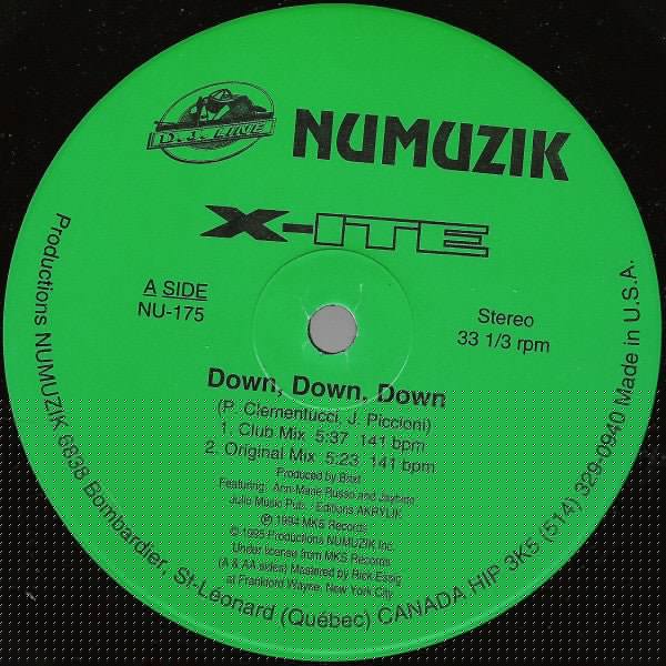 Down, Down, Down / Love Is All Around X-ITE (2),DJ BoBo