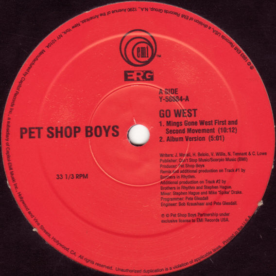 Go West 3 Pet Shop Boys
