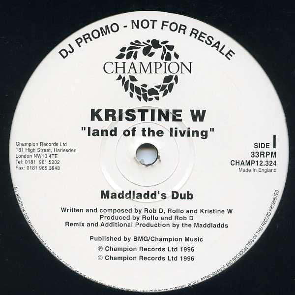 Land Of The Living Kristine W