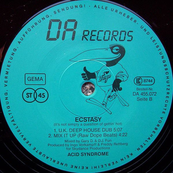 Ecstasy (It's Not Simply A Question Of Gettin' Hot) Acid Syndrome