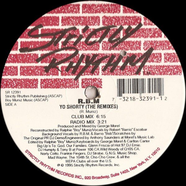 Yo Shorty (The Remixes) Ralphie "Boy" Muniz