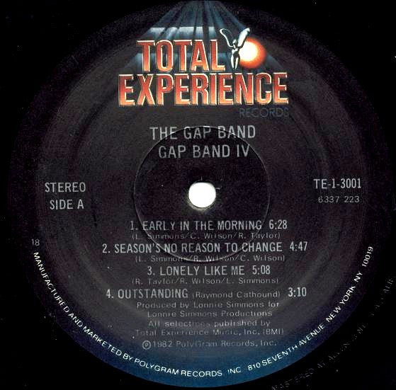 Gap Band IV The Gap Band