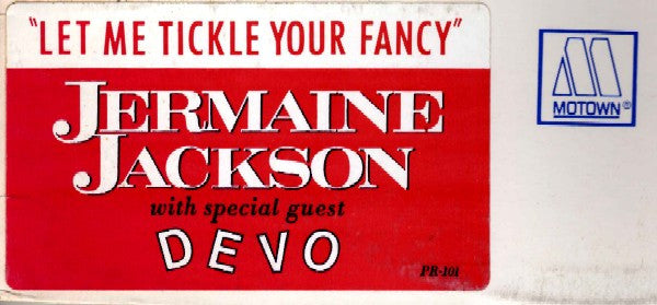 Let Me Tickle Your Fancy / Hard To Get Jermaine Jackson,Devo,Rick James