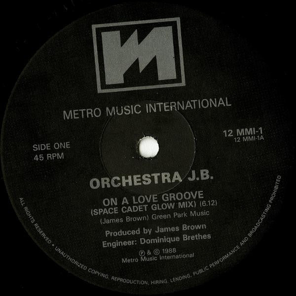 On A Love Groove Orchestra JB