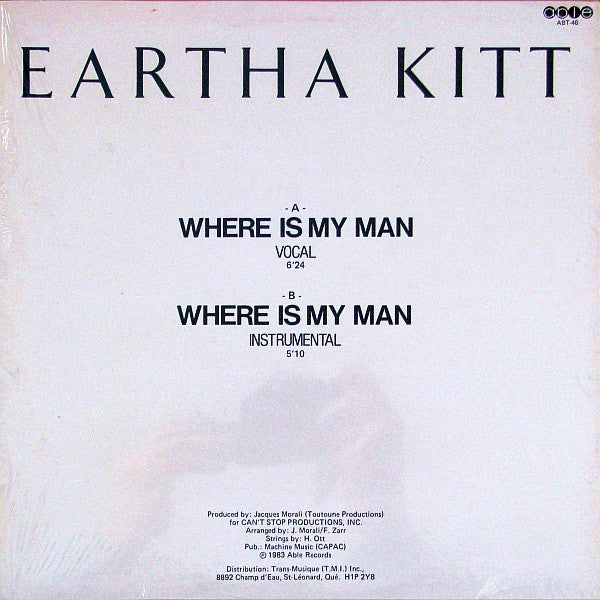 Where Is My Man Eartha Kitt
