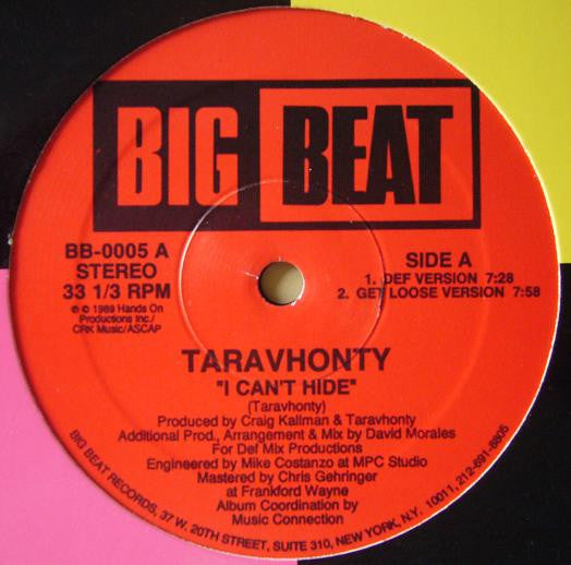 I Can't Hide Taravhonty