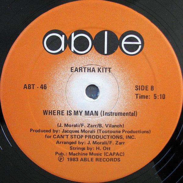 Where Is My Man Eartha Kitt