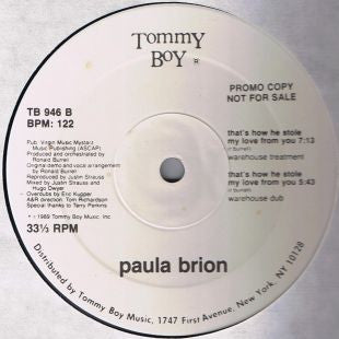 That's How He Stole My Love From You Paula Brion