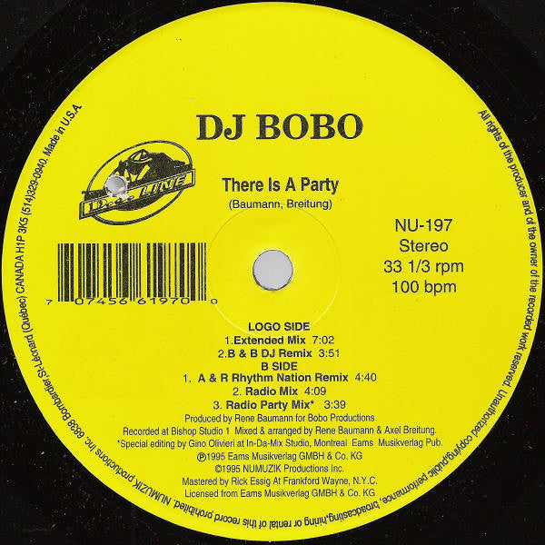 There Is A Party DJ Bobo