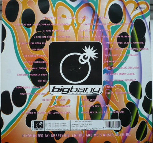 Rectangle Triangle Give It To Me Good music album cover with bold text and vibrant graphic design.