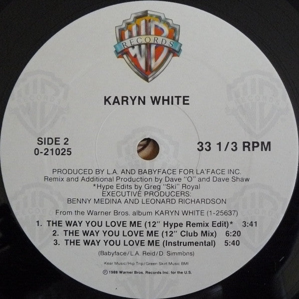 The Way You Love Me Karyn White