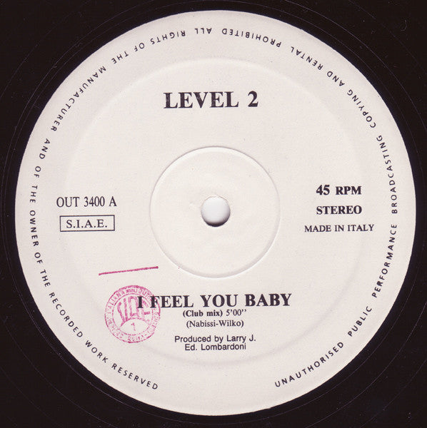 I Feel You Baby Level 2