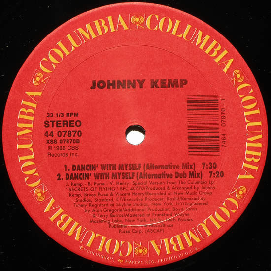 Dancin' With Myself Johnny Kemp