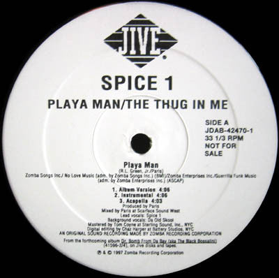 Playa Man / The Thug In Me Spice 1