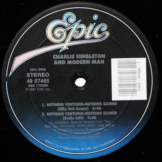 Nothing Ventured-Nothing Gained Charlie Singleton,Modern Man (2)
