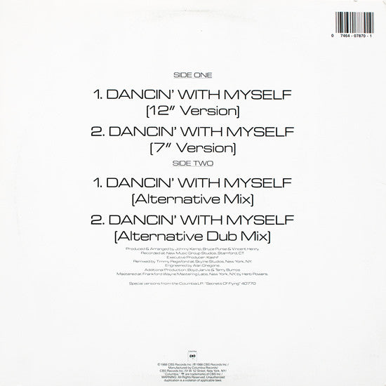 Dancin' With Myself Johnny Kemp