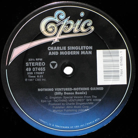 Nothing Ventured-Nothing Gained Charlie Singleton,Modern Man (2)