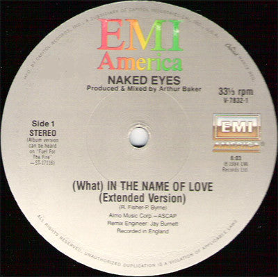 (What) In The Name Of Love Naked Eyes