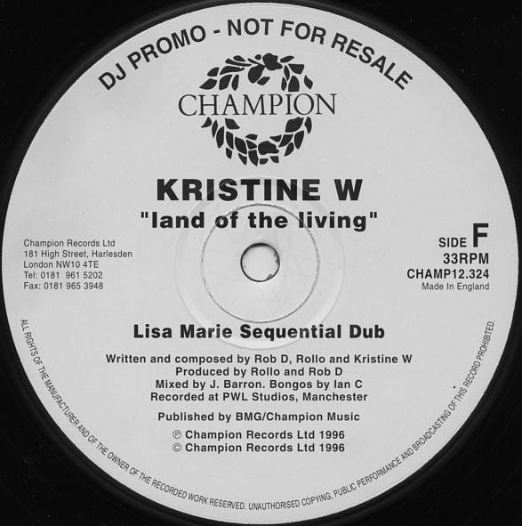 Land Of The Living Kristine W