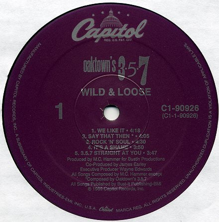 Wild & Loose Oaktown's 3-5-7