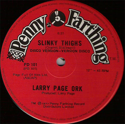 Slinky Thighs Larry Page Orchestra