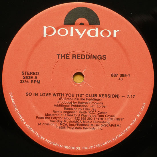So In Love With You The Reddings