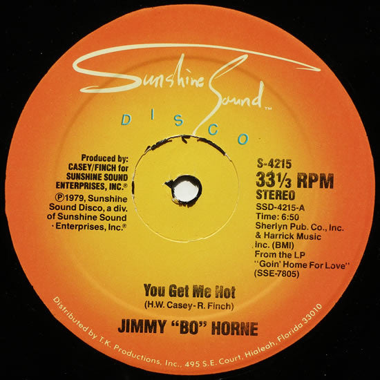 You Get Me Hot / They Long To Be Close To You Jimmy "Bo" Horne