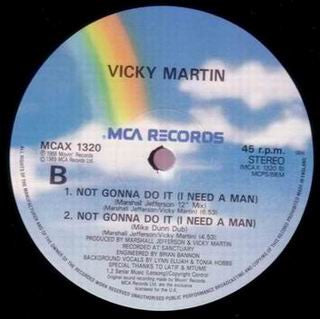 Not Gonna Do It (I Need A Man) Vicky Martin