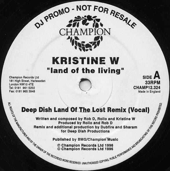 Land Of The Living Kristine W