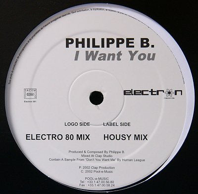I Want You 2 Philippe B.