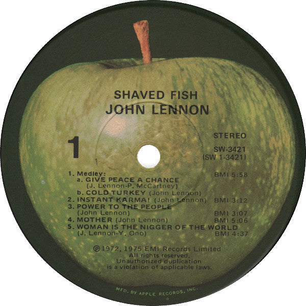Shaved Fish John Lennon,The Plastic Ono Band